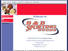 Tablet Screenshot of bbsportinggoods.com